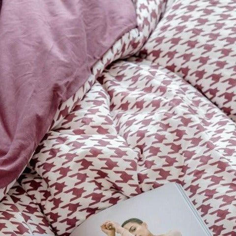 Classic Pied De Poule Bedding Collection -Bedding- Delicors