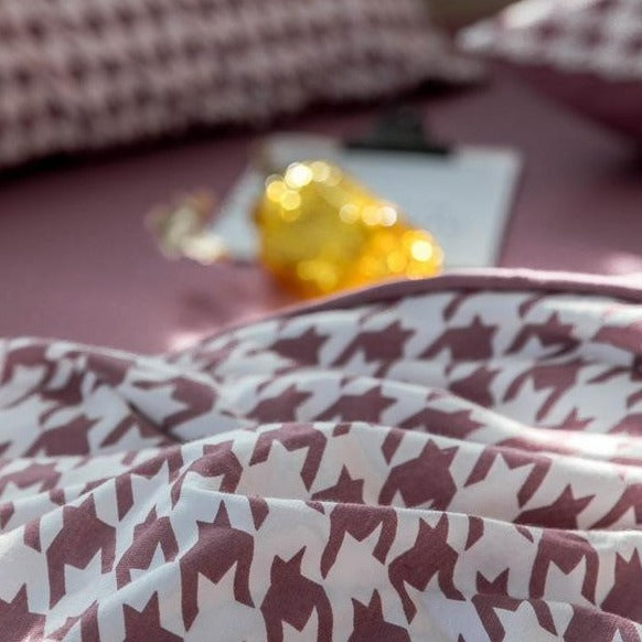 Classic Pied De Poule Bedding Collection -Bedding- Delicors
