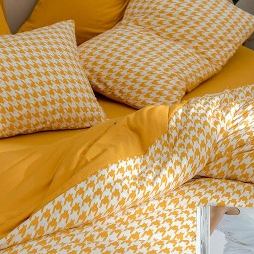 Classic Pied De Poule Bedding Collection -Bedding- Delicors