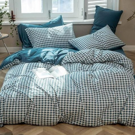 Classic Pied De Poule Bedding Collection -Bedding- Delicors