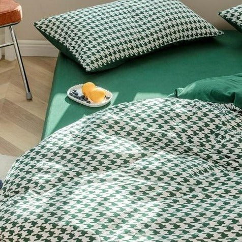 Classic Pied De Poule Bedding Collection -Bedding- Delicors
