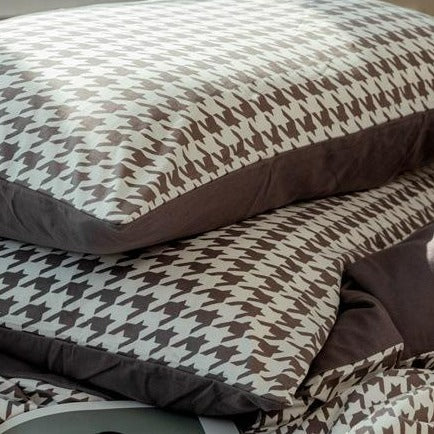 Classic Pied De Poule Bedding Collection -Bedding- Delicors