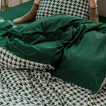 Classic Pied De Poule Bedding Collection -Bedding- Delicors
