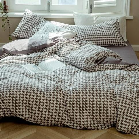 Classic Pied De Poule Bedding Collection -Bedding- Delicors
