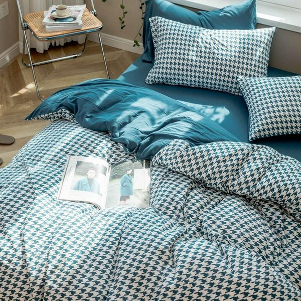 Classic Pied De Poule Bedding Collection -Bedding- Delicors