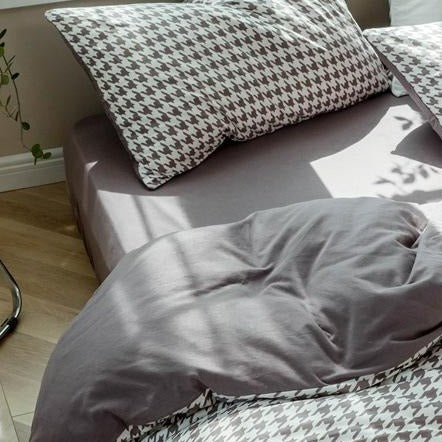 Classic Pied De Poule Bedding Collection -Bedding- Delicors