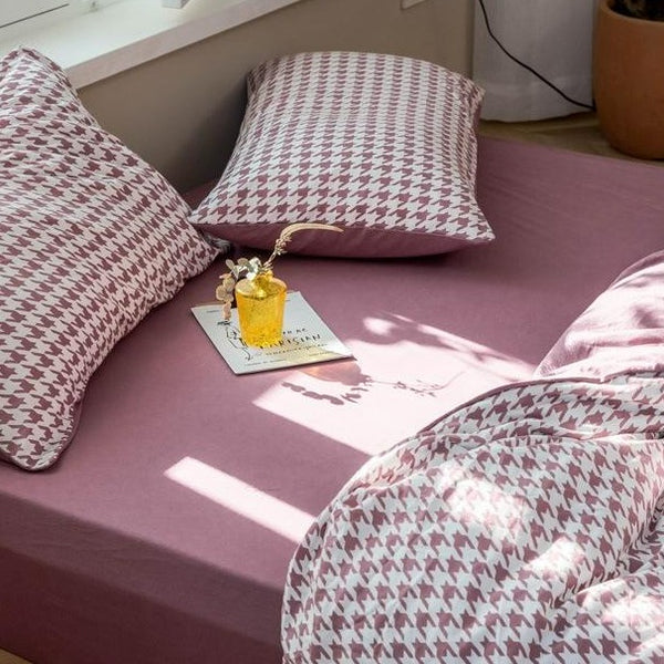 Classic Pied De Poule Bedding Collection -Bedding- Delicors