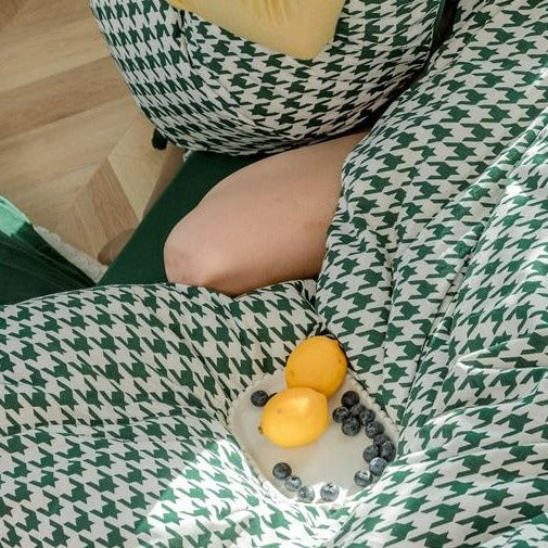 Classic Pied De Poule Bedding Collection -Bedding- Delicors
