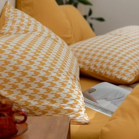 Classic Pied De Poule Bedding Collection -Bedding- Delicors