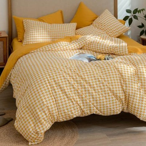 Classic Pied De Poule Bedding Collection -Bedding- Delicors
