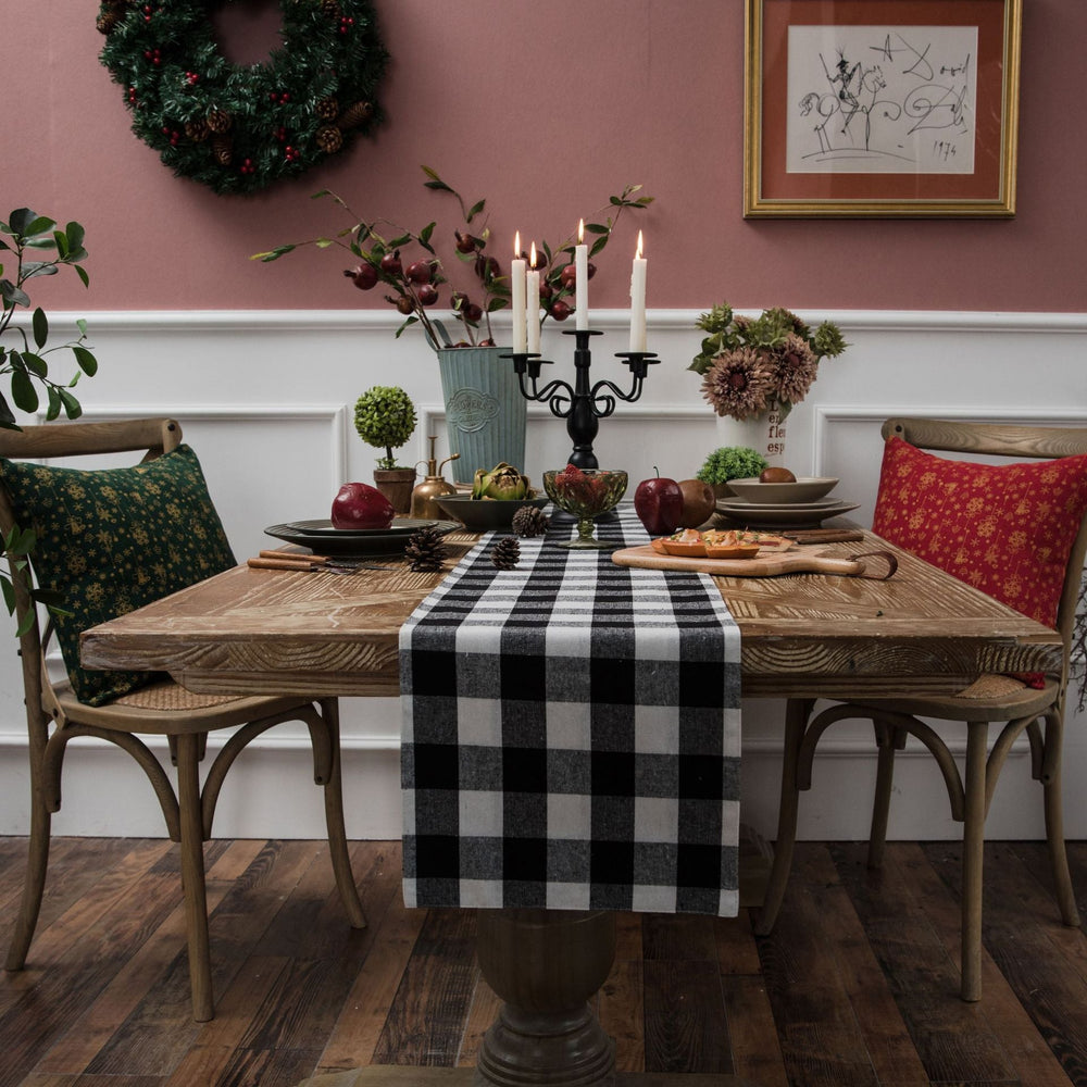 Classic Plaid Table Runner Collection -- Delicors