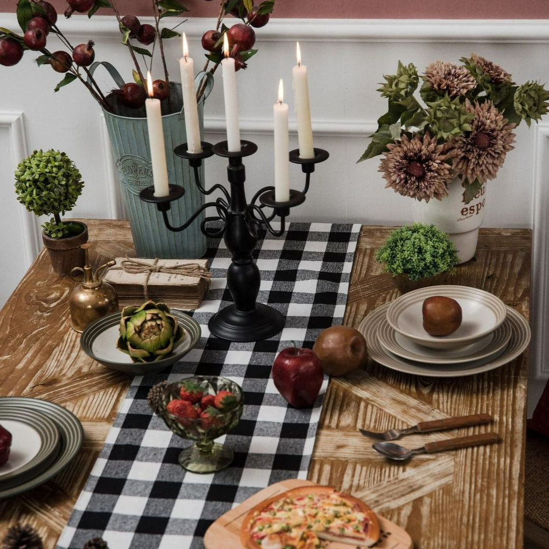 Classic Plaid Table Runner Collection -- Delicors