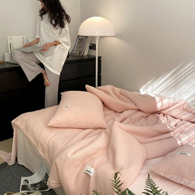 Classic Waffle Bedding -Bedding- Delicors