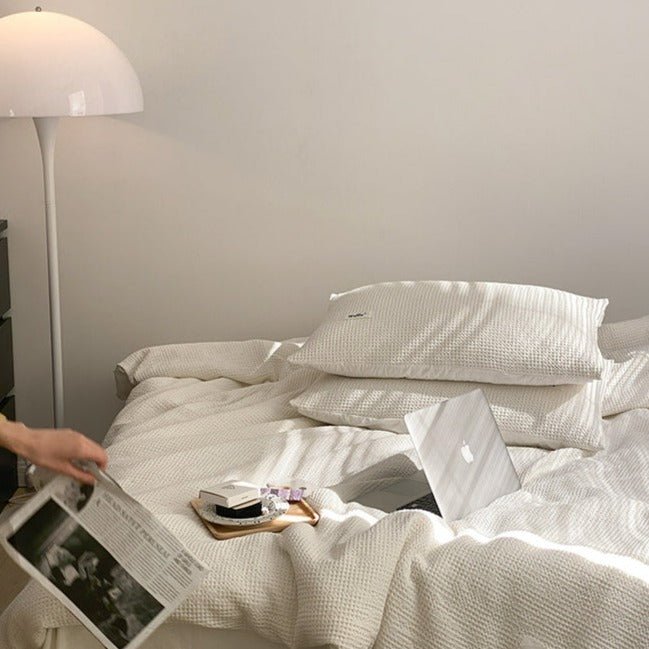 Classic Waffle Bedding -Bedding- Delicors