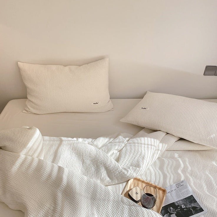 Classic Waffle Bedding -Bedding- Delicors
