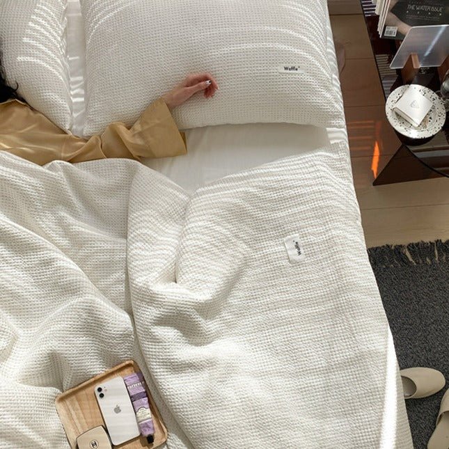 Classic Waffle Bedding -Bedding- Delicors