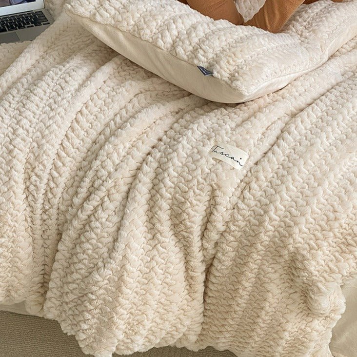 Cloud Cozy Fluffy Textured Bedding Set -Bedding- Delicors