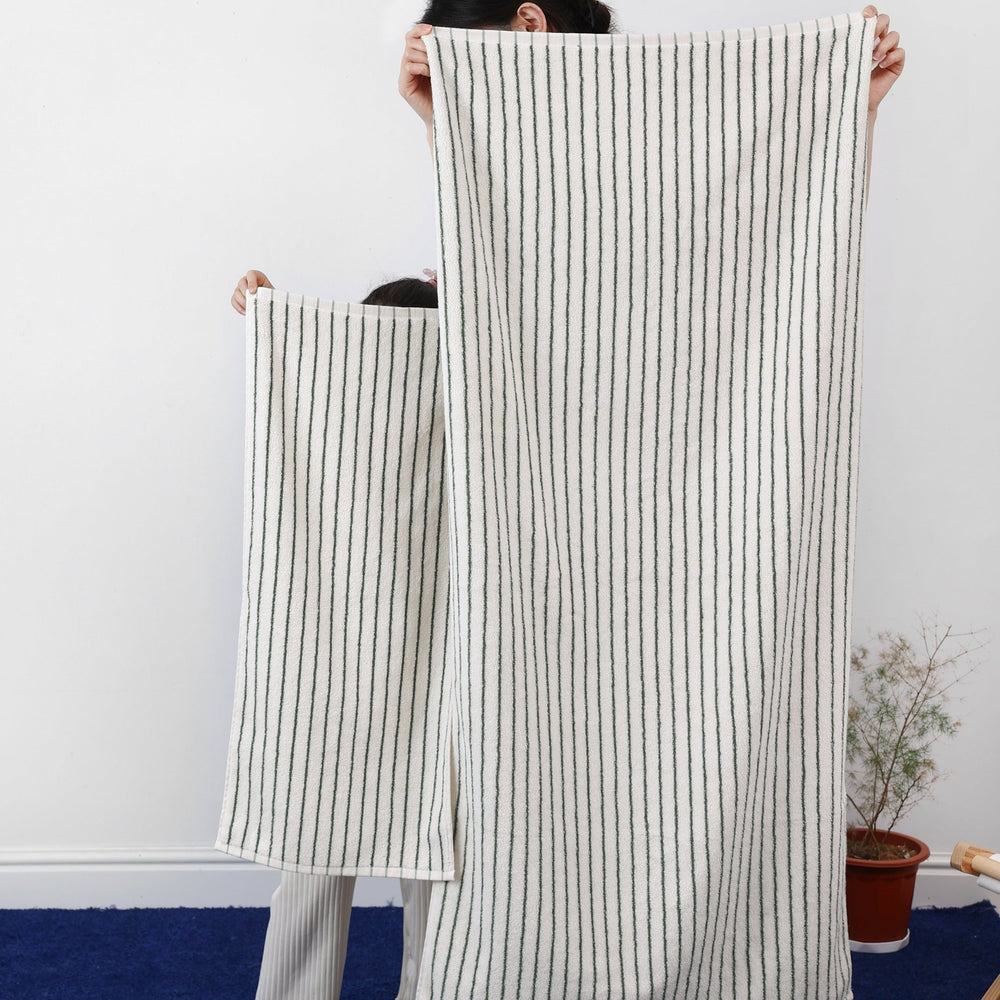 Coastal Striped Towel Collection -Towel- Delicors