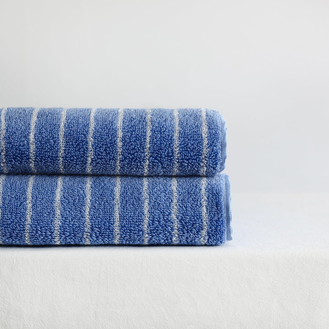 Coastal Striped Towel Collection -Towel- Delicors