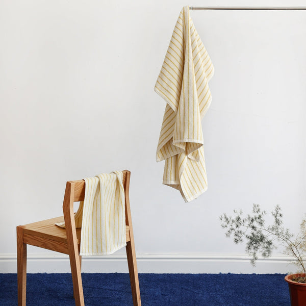 Coastal Striped Towel Collection -Towel- Delicors