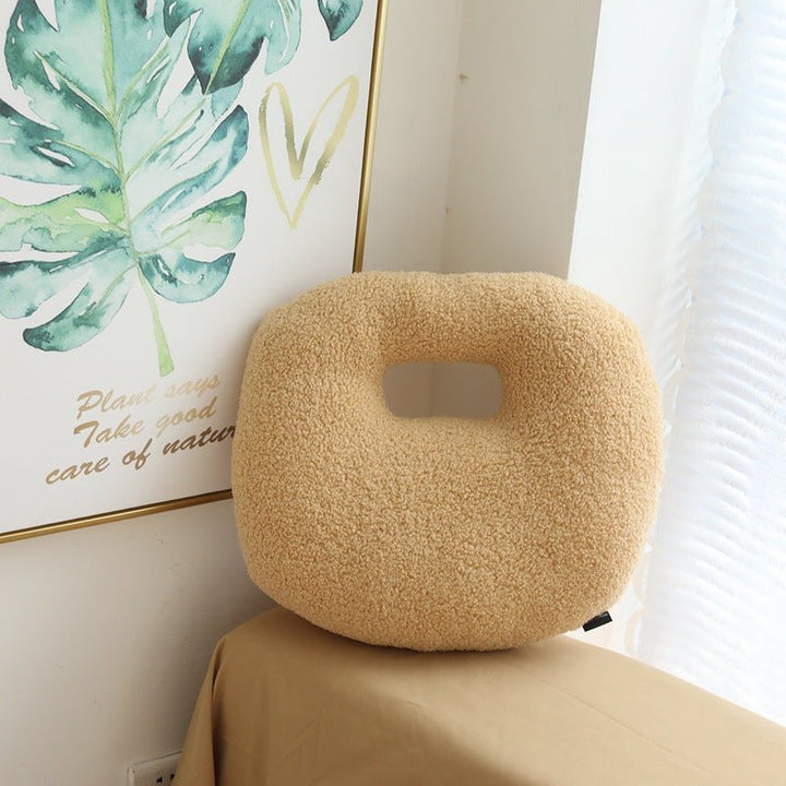 Coffee Time Bag Boucle Cushion Collection -- Delicors