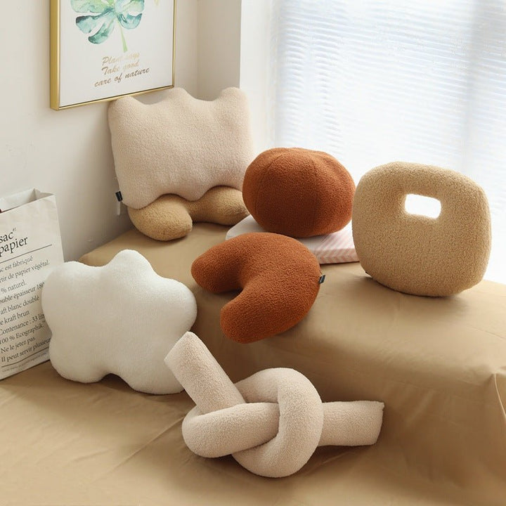 Coffee Time Bag Boucle Cushion Collection -- Delicors