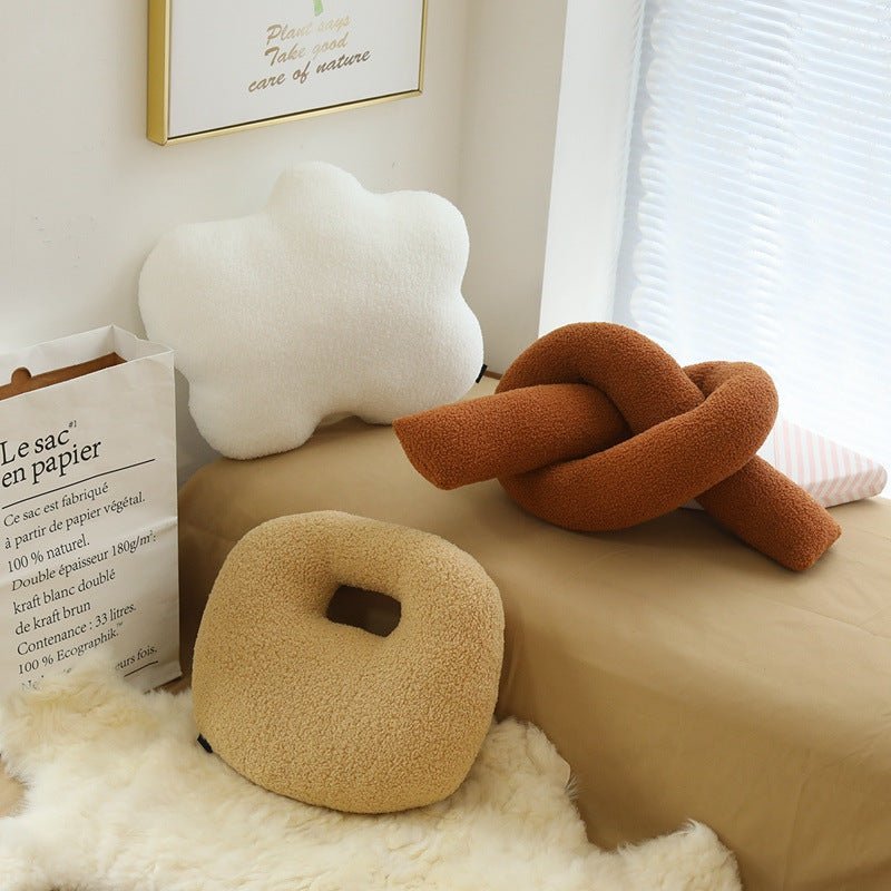 Coffee Time Bag Boucle Cushion Collection -- Delicors