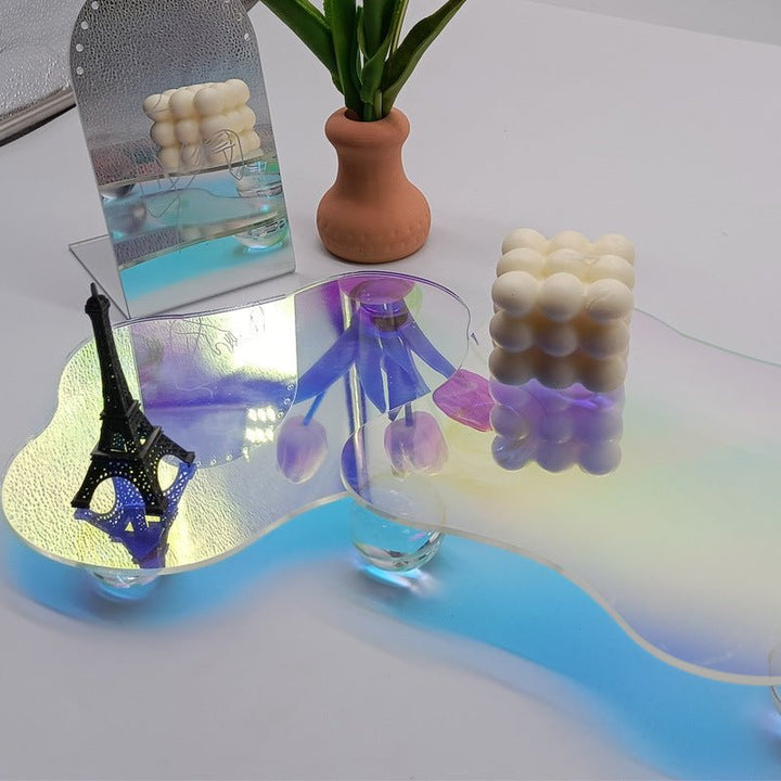 Colourful Prism Acrylic Tray Collection -Tray- Delicors