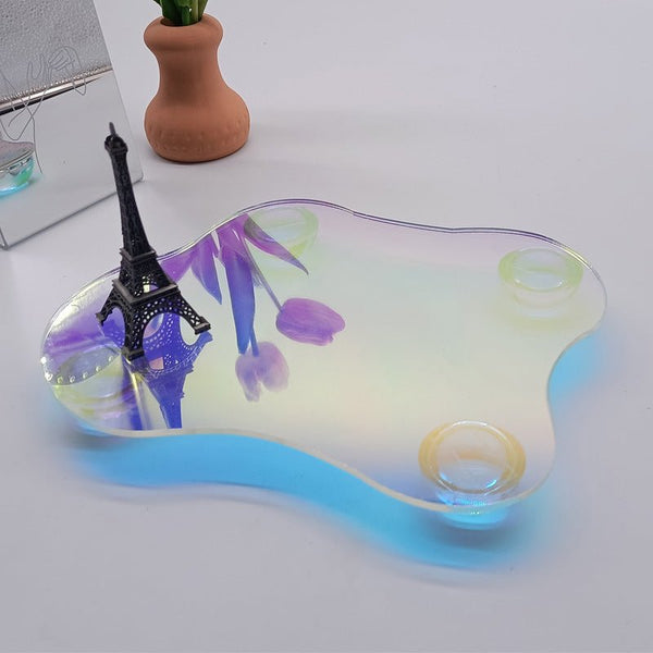 Colourful Prism Acrylic Tray Collection -Tray- Delicors