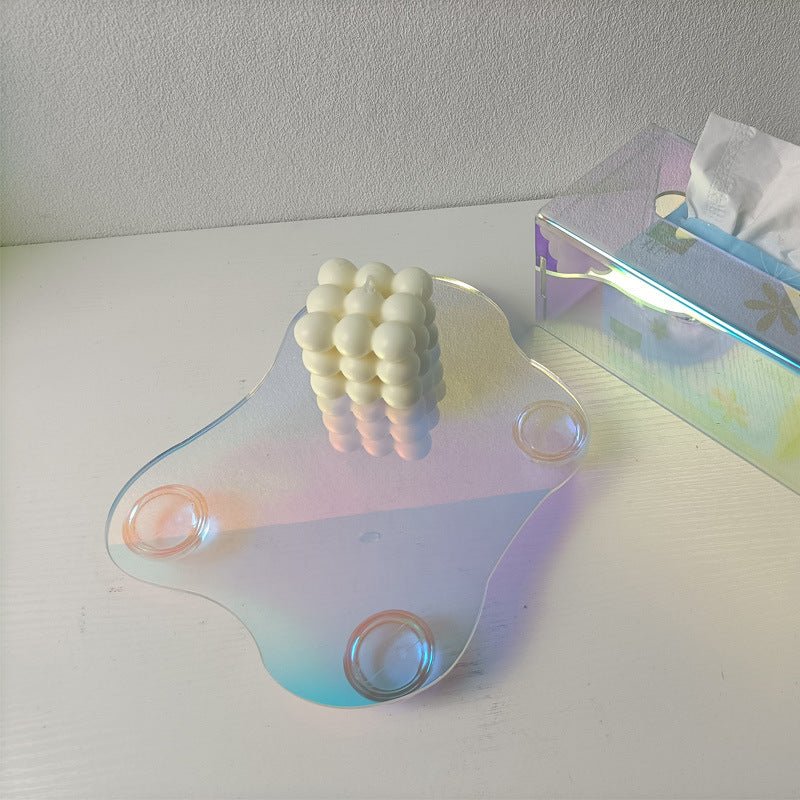 Colourful Prism Acrylic Tray Collection -Tray- Delicors