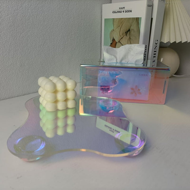 Colourful Prism Acrylic Tray Collection -Tray- Delicors
