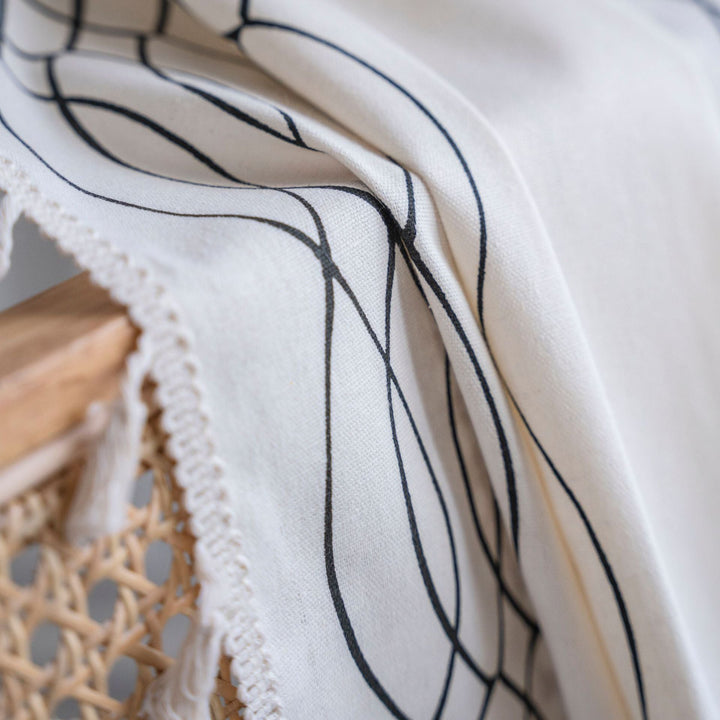 Contemporary Wave Curtain -Curtain- Delicors
