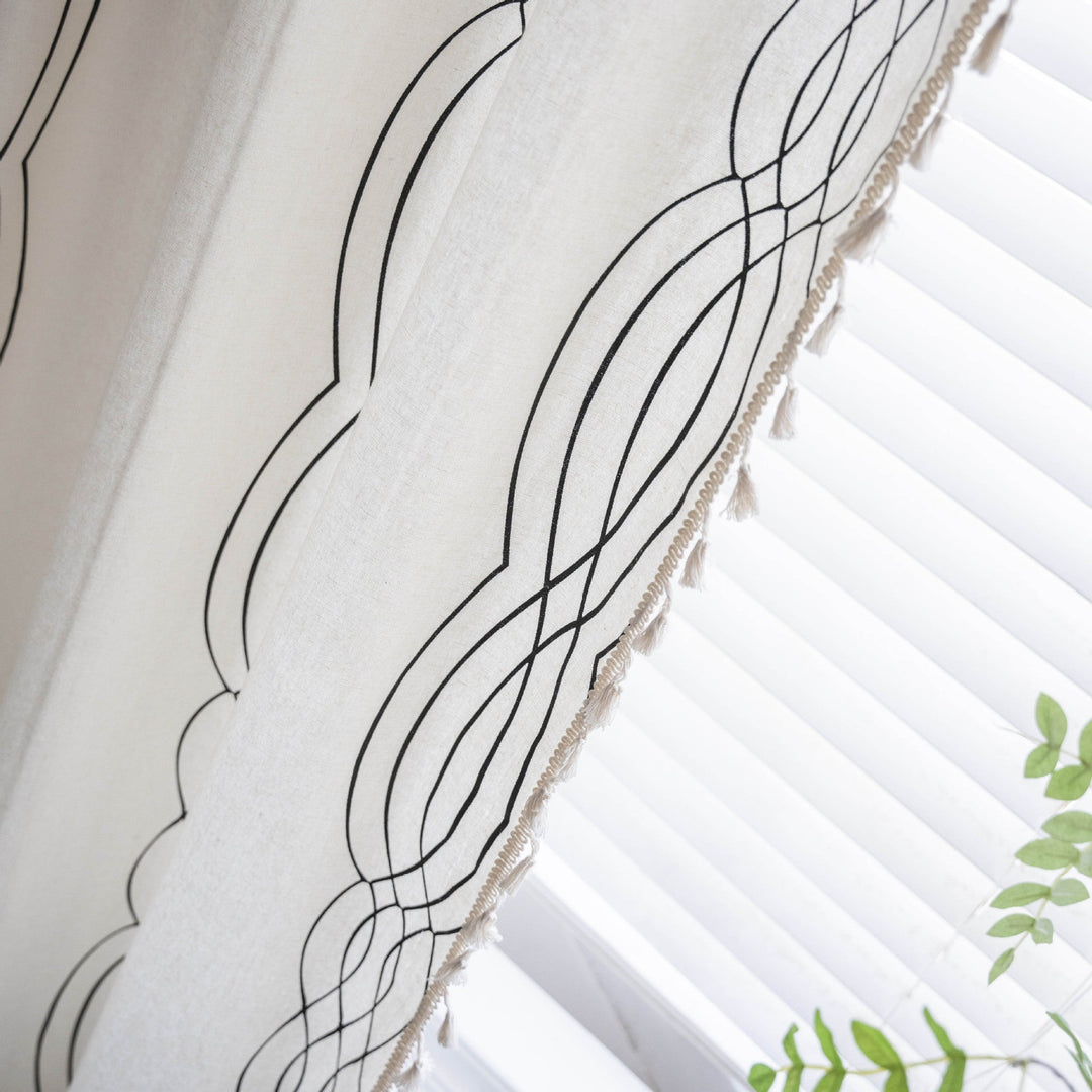 Contemporary Wave Curtain -Curtain- Delicors