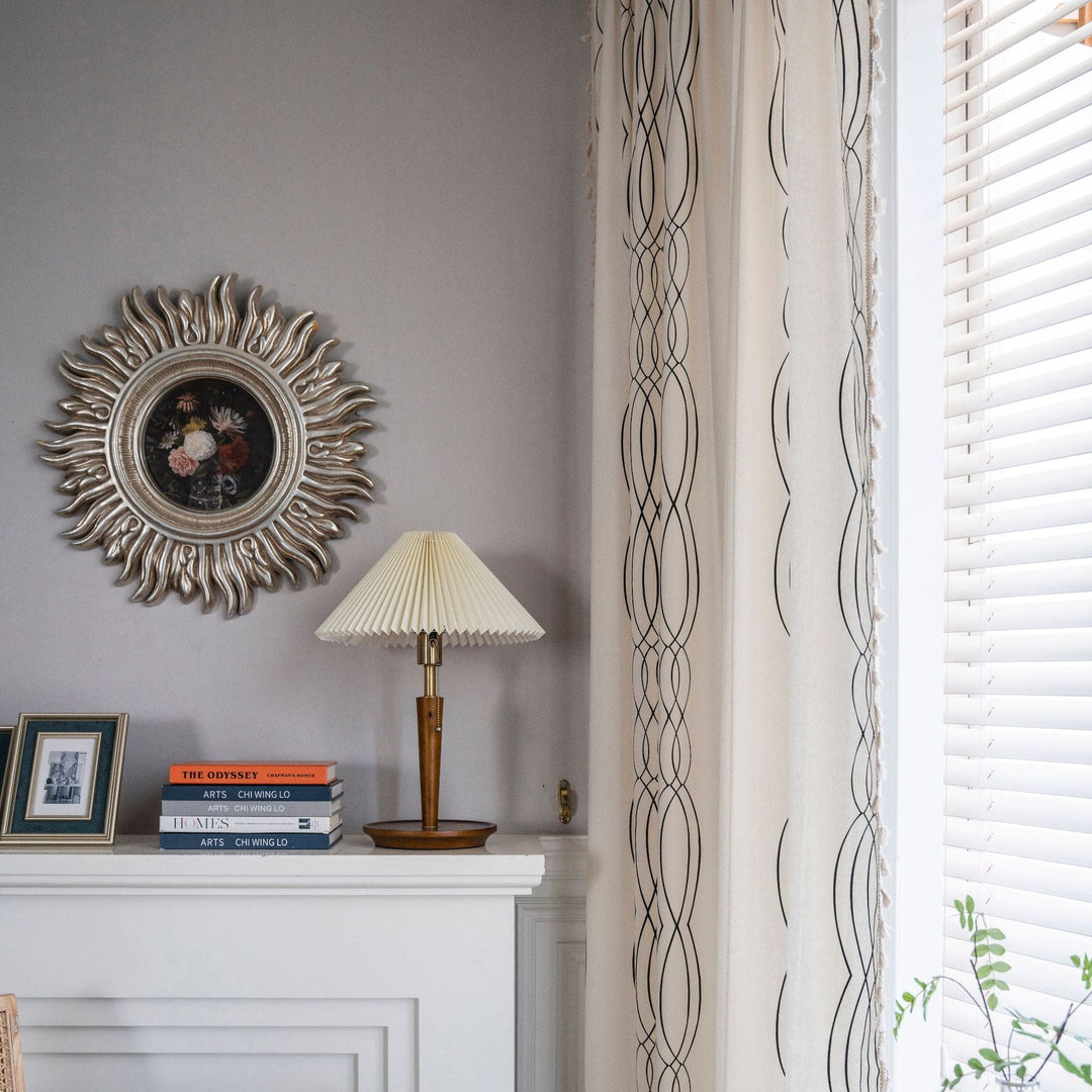 Contemporary Wave Curtain -Curtain- Delicors