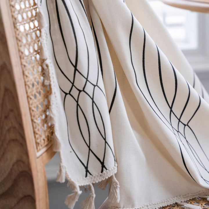 Contemporary Wave Curtain -Curtain- Delicors