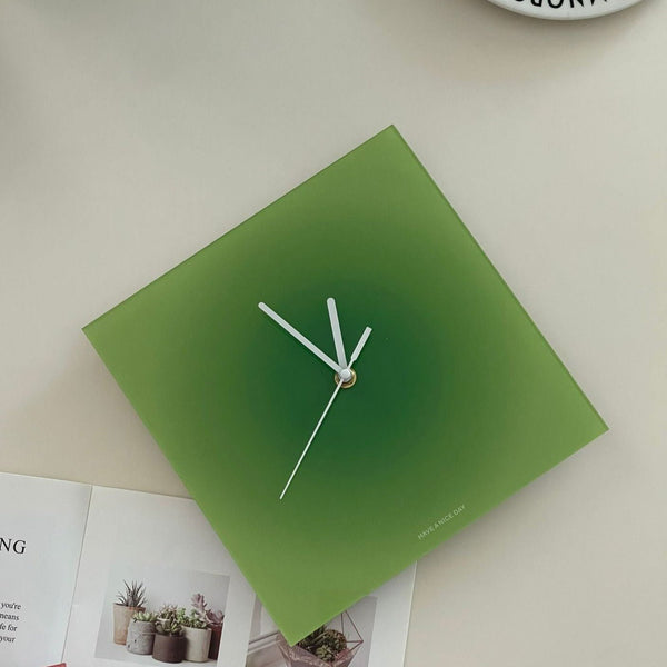 Cool Gradient Acrylic Clock Collection -clock- Delicors