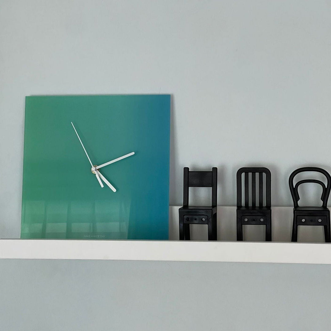 Cool Gradient Acrylic Clock Collection -clock- Delicors