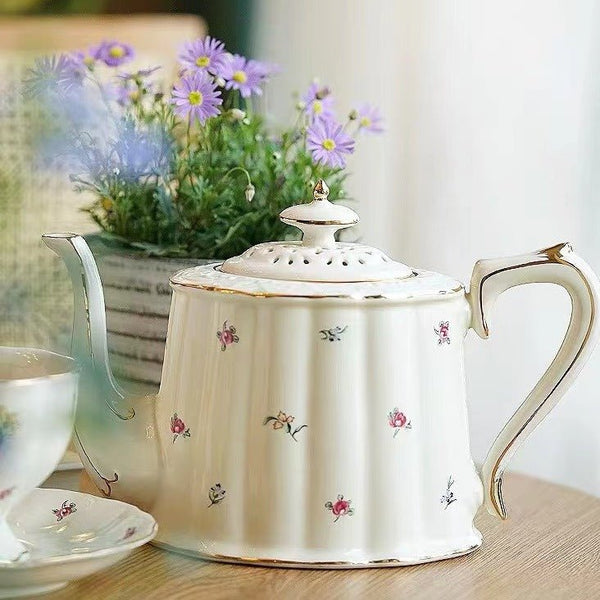 Countryside Tea Cup & Pot Collection -Dinnerware- Delicors
