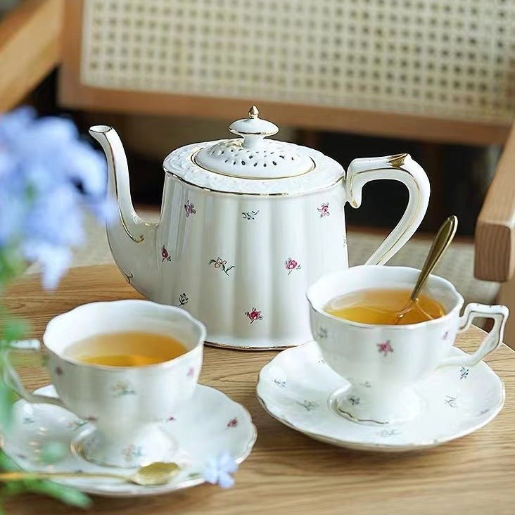 Countryside Tea Cup & Pot Collection -Dinnerware- Delicors