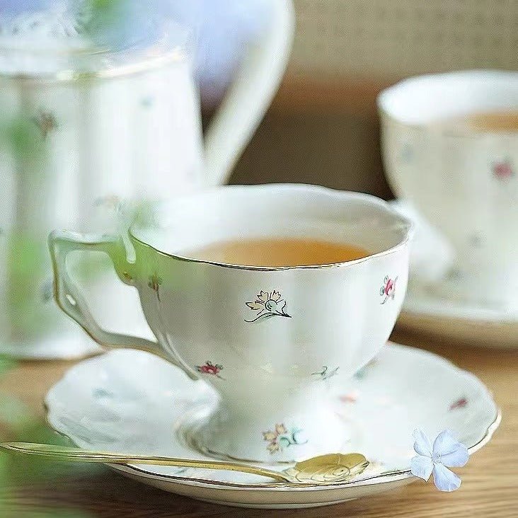 Countryside Tea Cup & Pot Collection -Dinnerware- Delicors