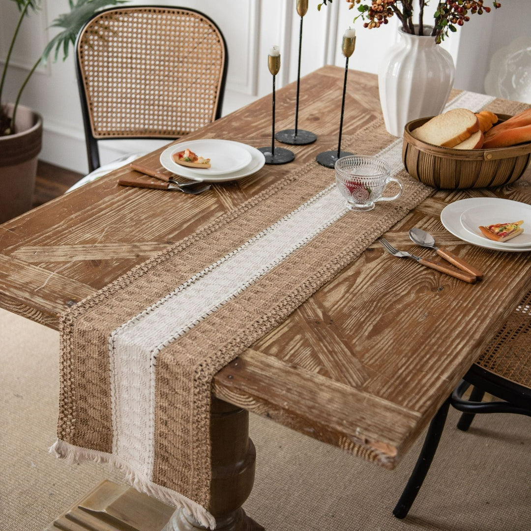 Countryside Woven Table Runner Collection -- Delicors