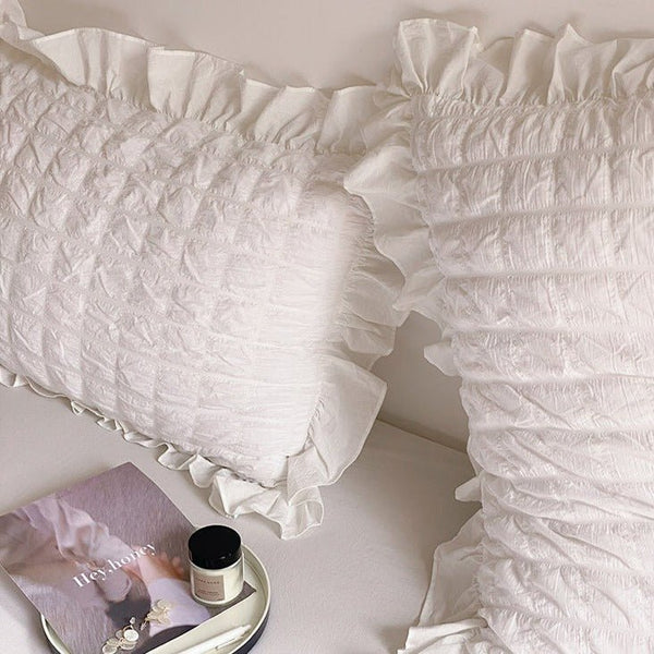 Cream Puff Quilt Cover Set -Bedding- Delicors