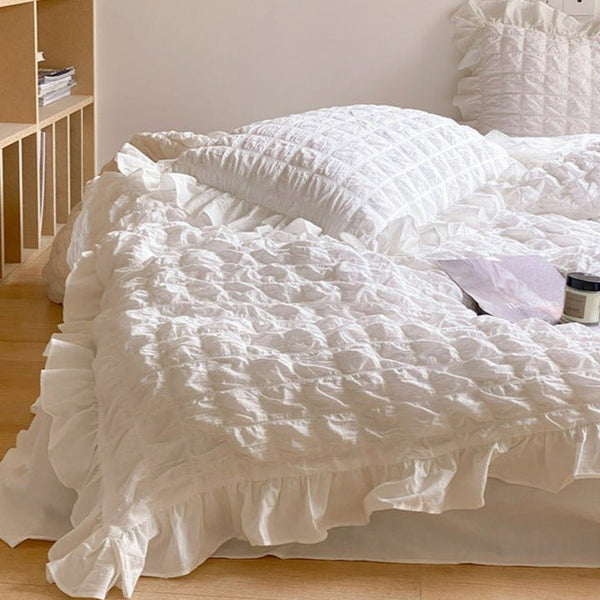 Cream Puff Quilt Cover Set -Bedding- Delicors