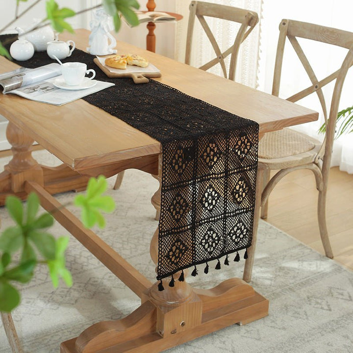Crochet Patchwork Table Runner -Table Runner- Delicors