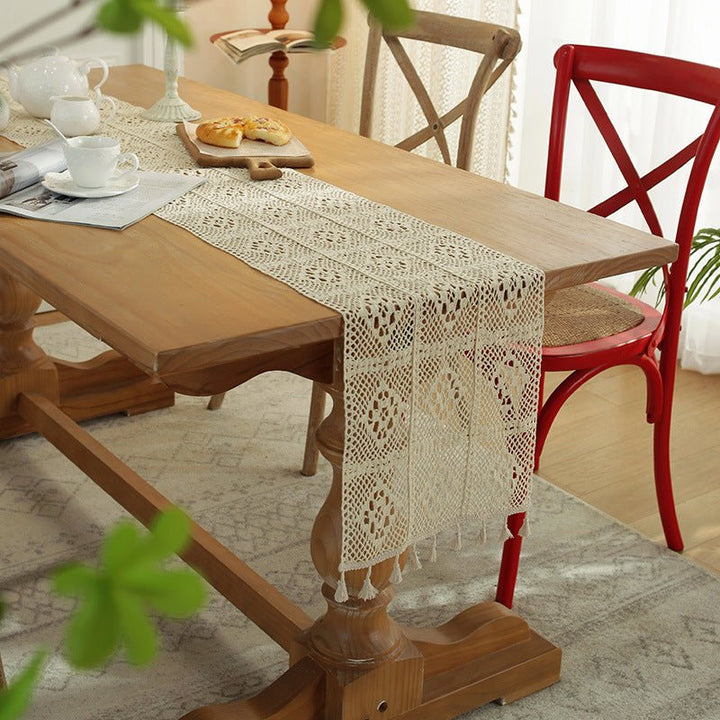 Crochet Patchwork Table Runner -Table Runner- Delicors