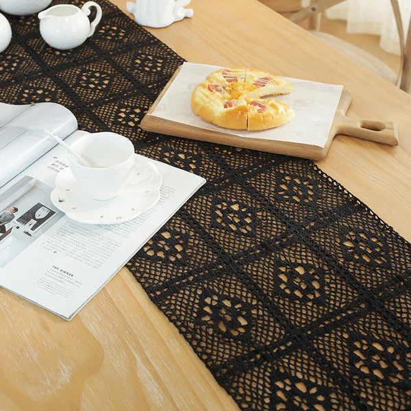 Crochet Patchwork Table Runner -Table Runner- Delicors