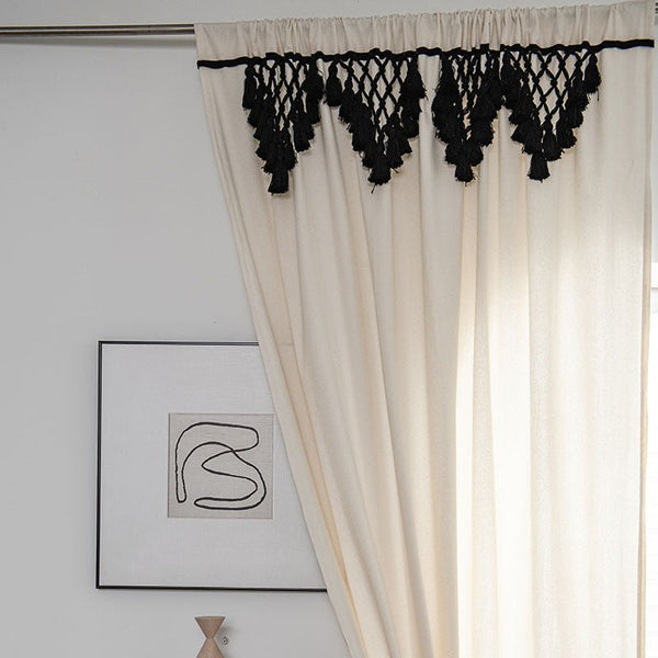 Crochet Tassel Curtain -Curtain- Delicors