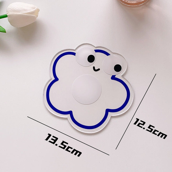 Cute Transparent Acrylic Coasters Collection -- Delicors