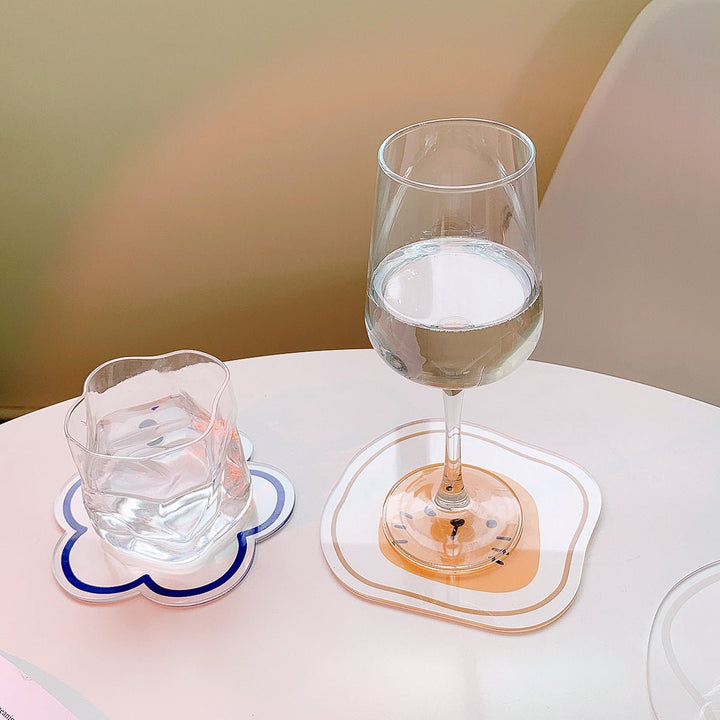 Cute Transparent Acrylic Coasters Collection -- Delicors