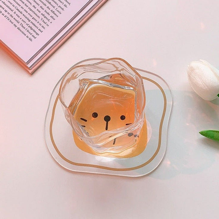 Cute Transparent Acrylic Coasters Collection -- Delicors